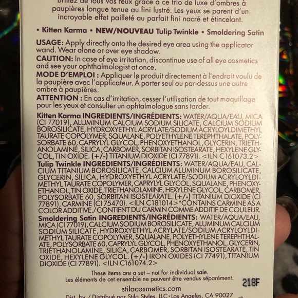 Stila Triple Threat Glitter & Glow BNIB - Picture 4 of 4